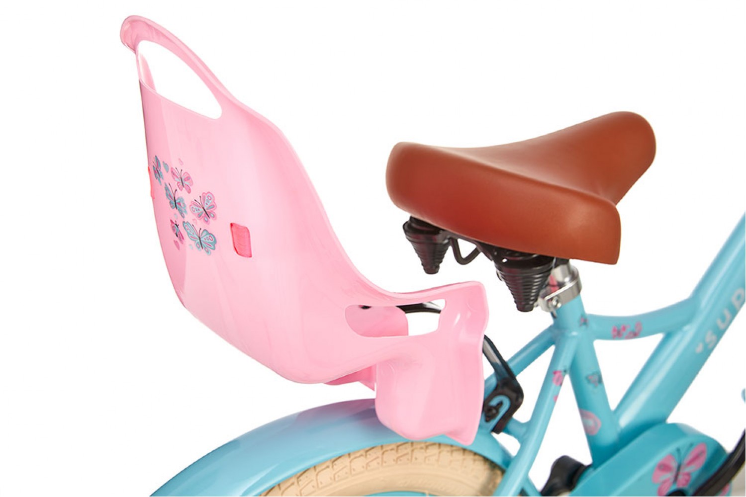 Supersuper Little Miss Kinderfahrrad 18 Zoll Mädchen Türkis