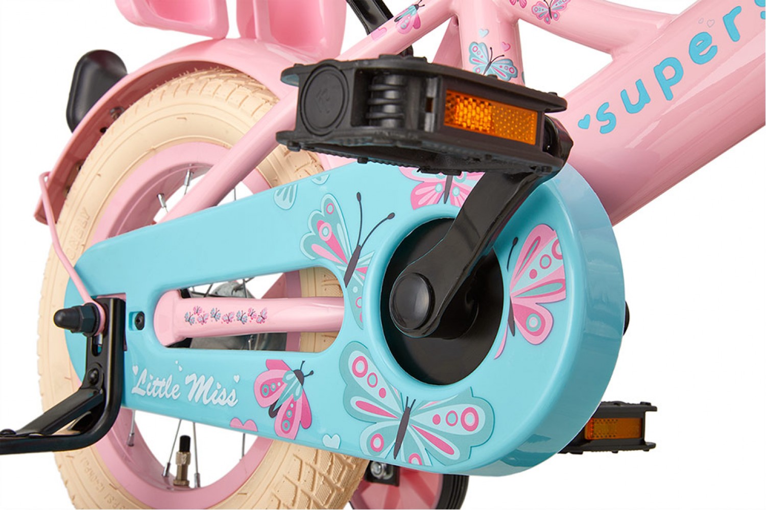 Supersuper Little Miss Kinderfahrrad 12 Zoll Mädchen Rosa