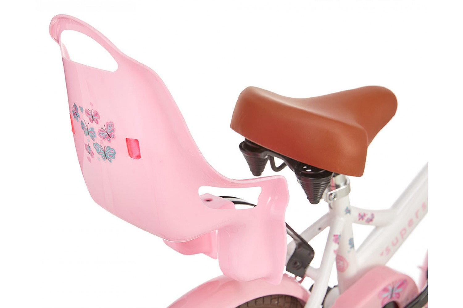 Supersuper Little Miss Kinderfahrrad 12 Zoll Mädchen Weiß