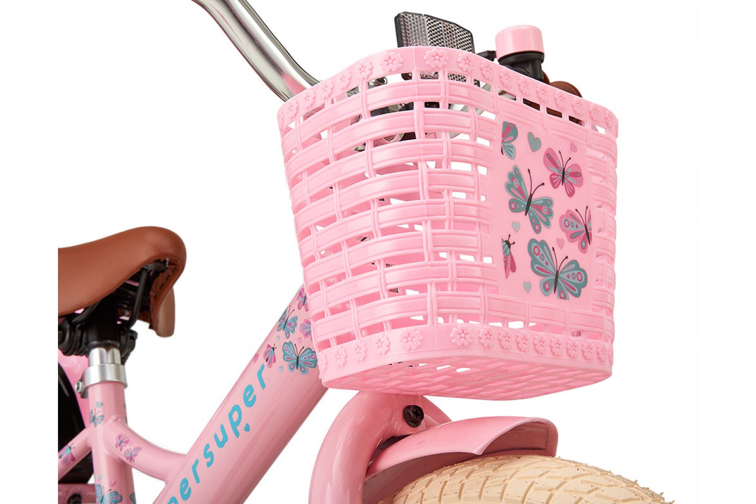 Supersuper Little Miss Kinderfahrrad 14 Zoll Mädchen Rosa