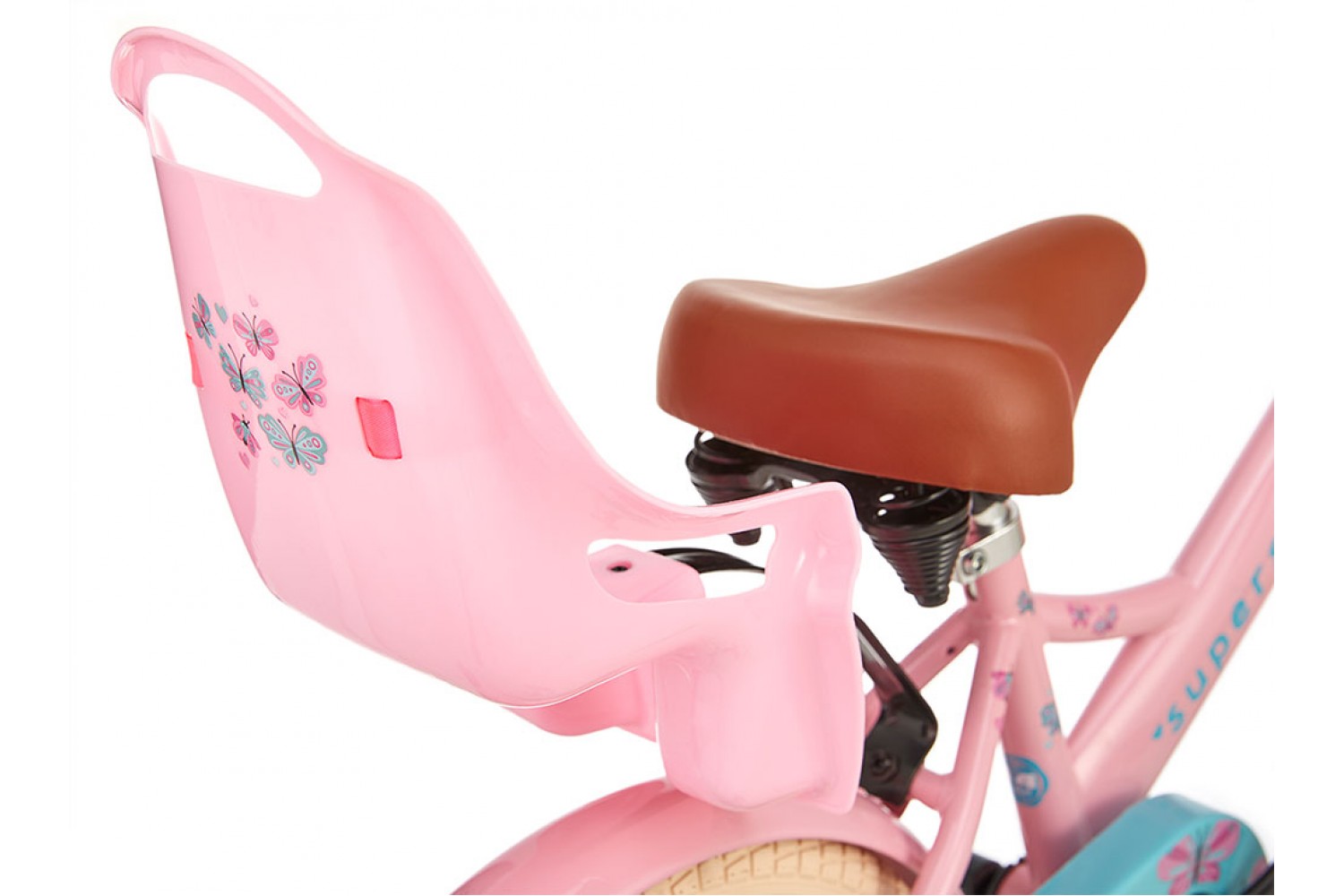 Supersuper Little Miss Kinderfahrrad 14 Zoll Mädchen Rosa