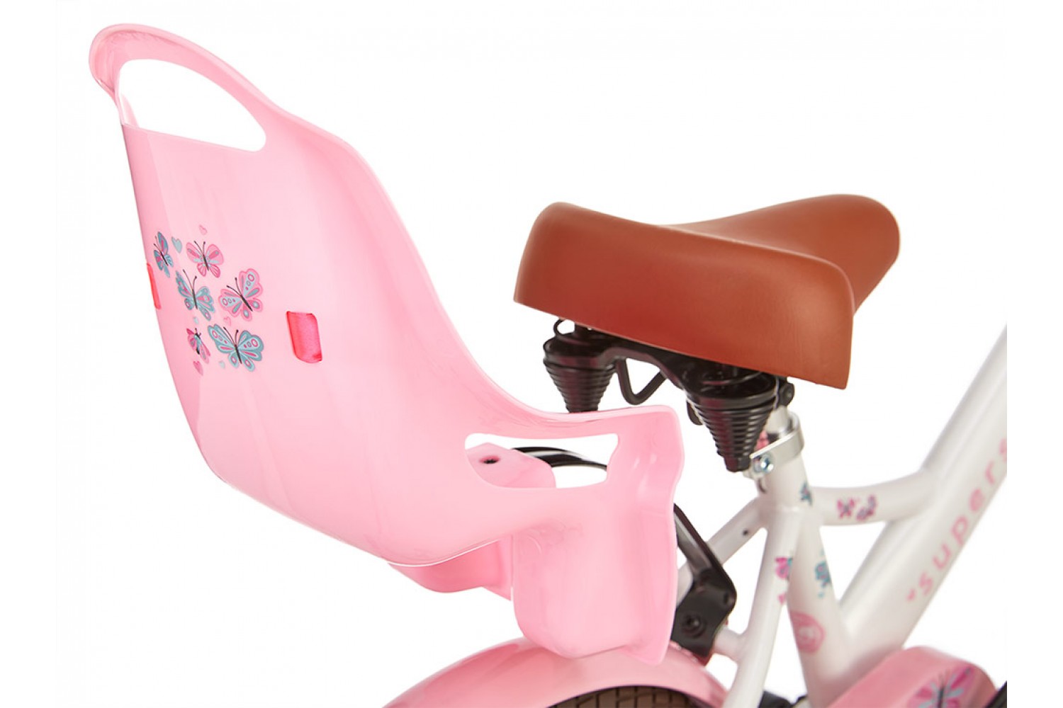 Supersuper Little Miss Kinderfahrrad 14 Zoll Mädchen Weiß