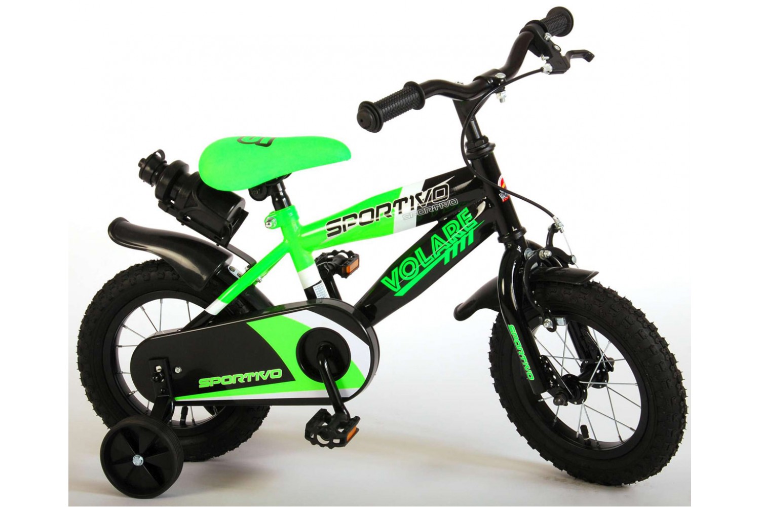 Volare Sportivo Kinderfahrrad 12 Zoll Jungen Grün