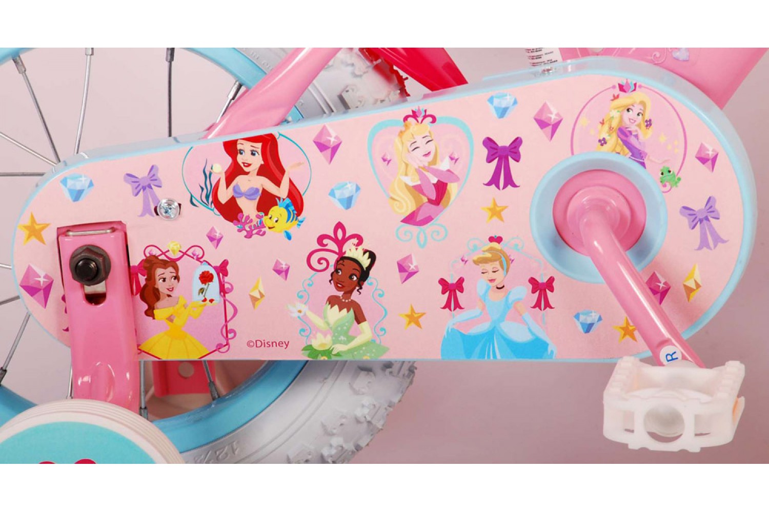 Disney Princess Kinderfahrrad 12 Zoll Mädchen Rosa