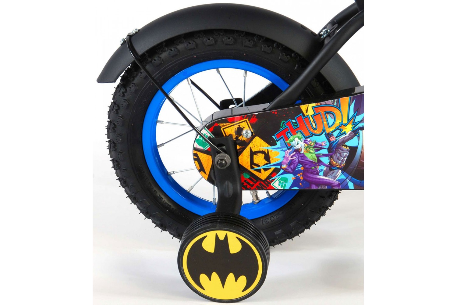 Batman Kinderfahrrad 12 Zoll Jungen Schwarz