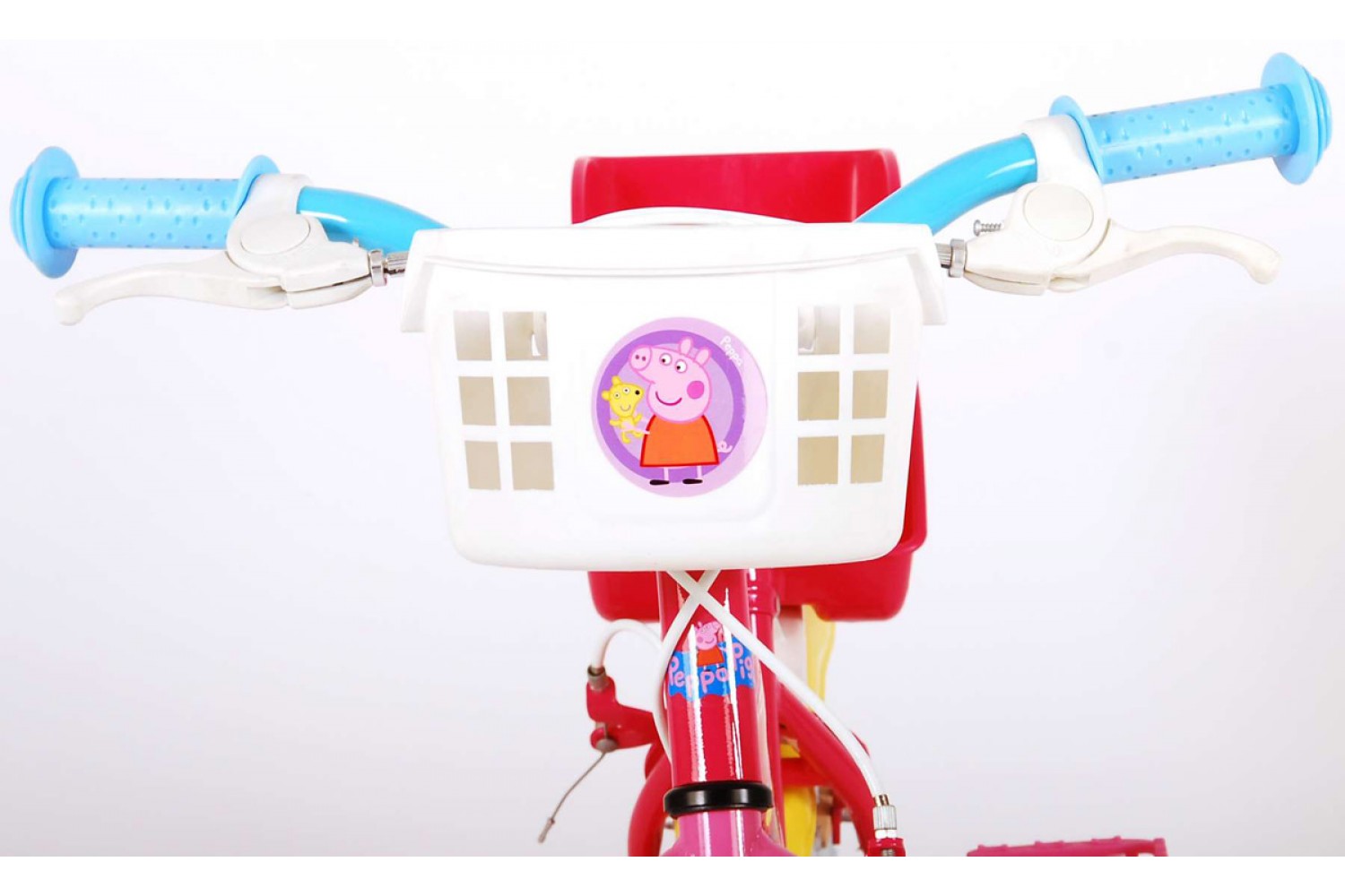 Peppa Pig Kinderfahrrad 12 Zoll Mädchen Rosa | 2 Handbremsen