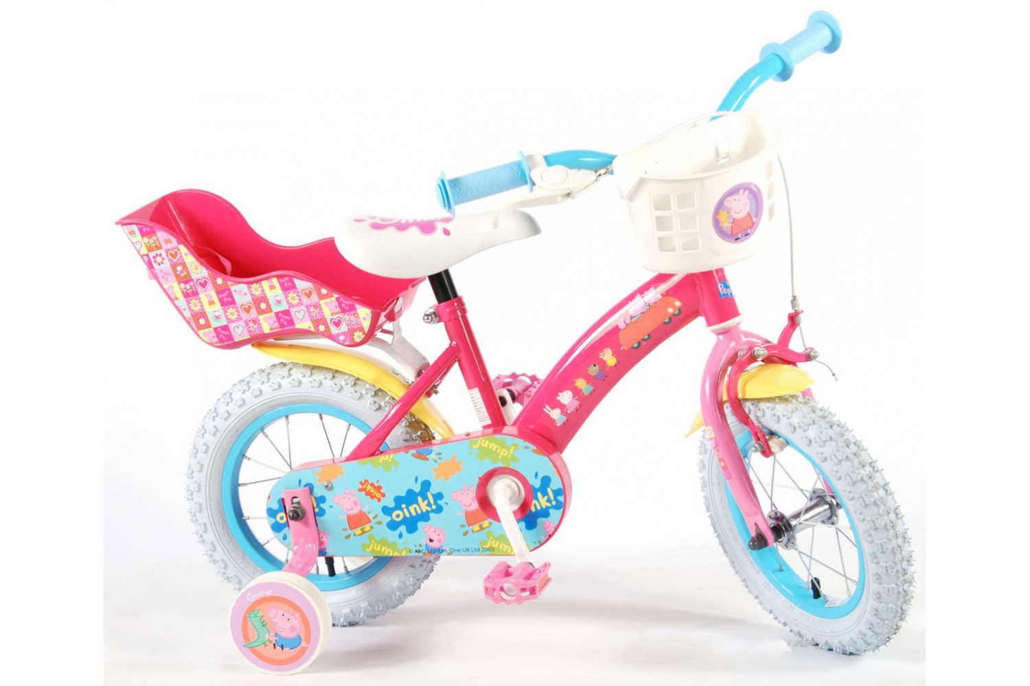 Peppa Pig Kinderfahrrad 12 Zoll Mädchen Rosa