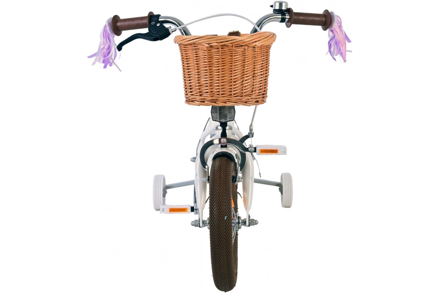 Volare Blossom Kinderfahrrad Mädchen 12 Zoll Weiß