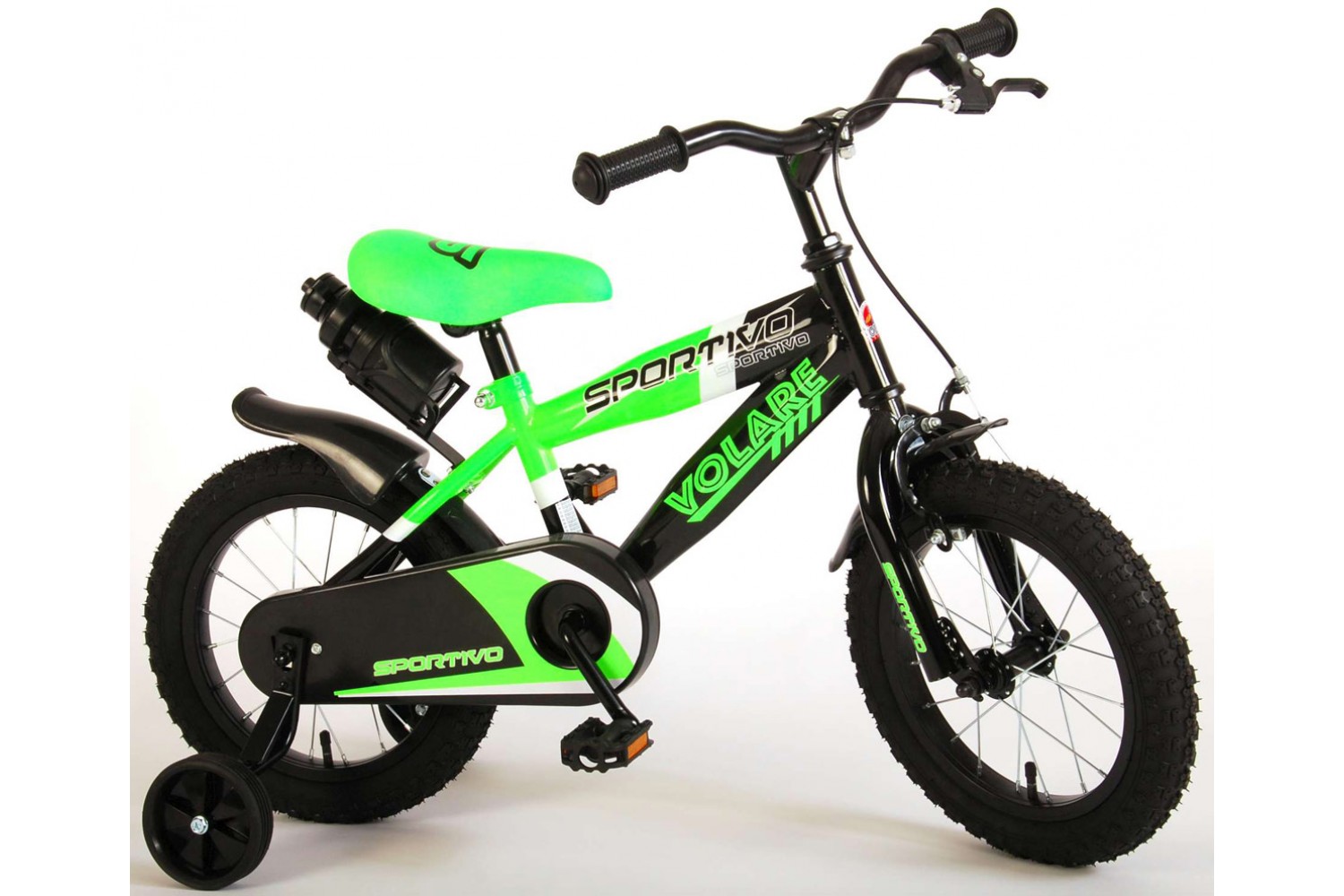 Volare Sportivo Kinderfahrrad 14 Zoll Jungen Grün