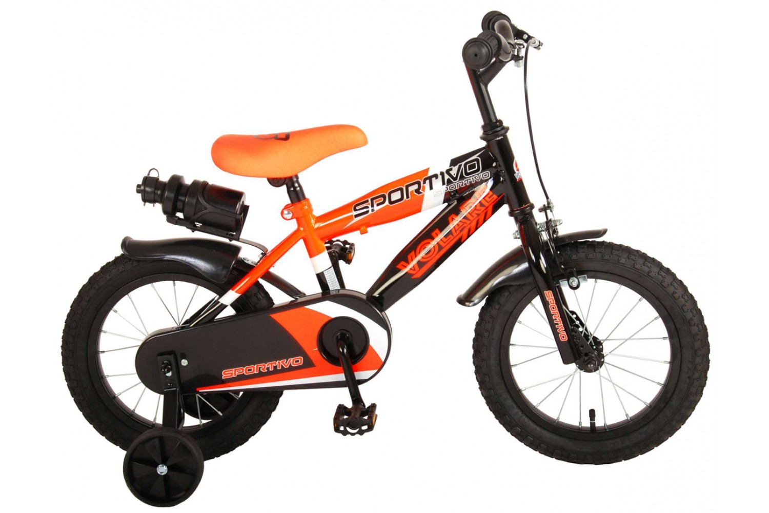 Volare Sportivo Kinderfahrrad 14 Zoll Jungen Orange