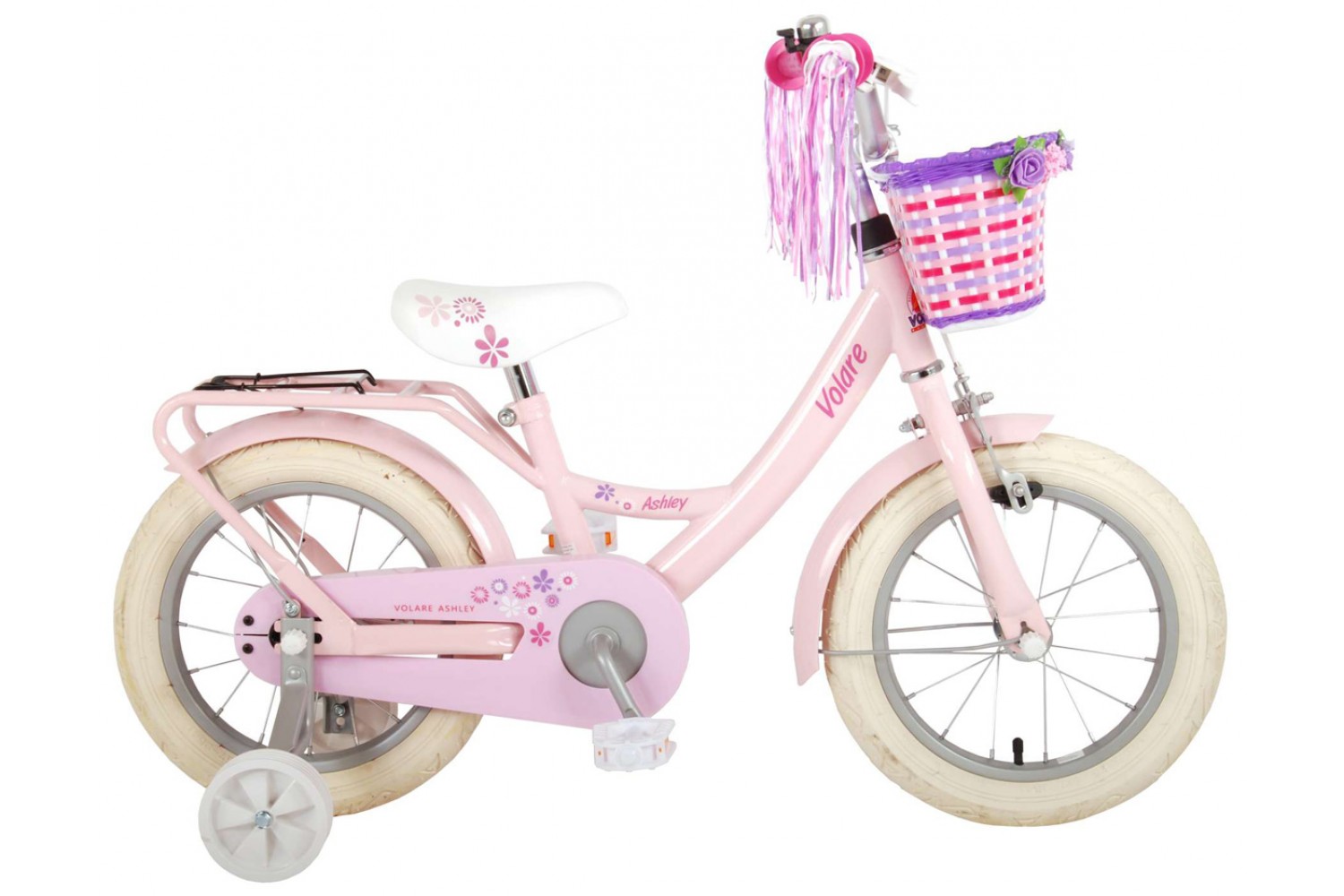 Volare Ashley Kinderfahrrad 14 Zoll Mädchen Rosa