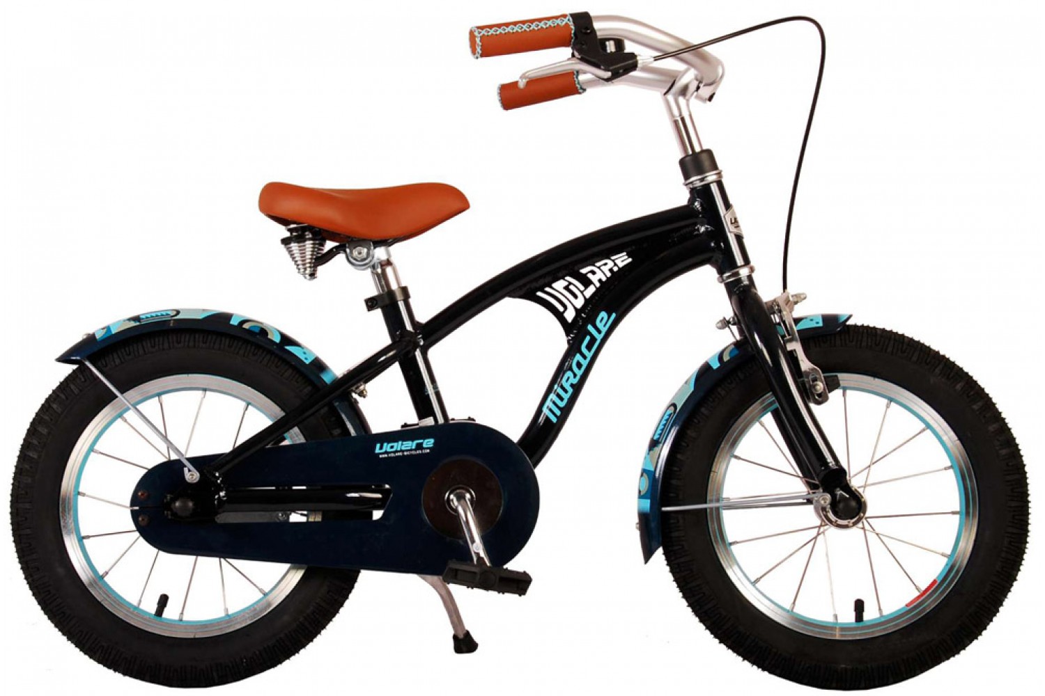 Volare Miracle Cruiser Kinderfahrrad 14 Zoll Jungen Matt Blau