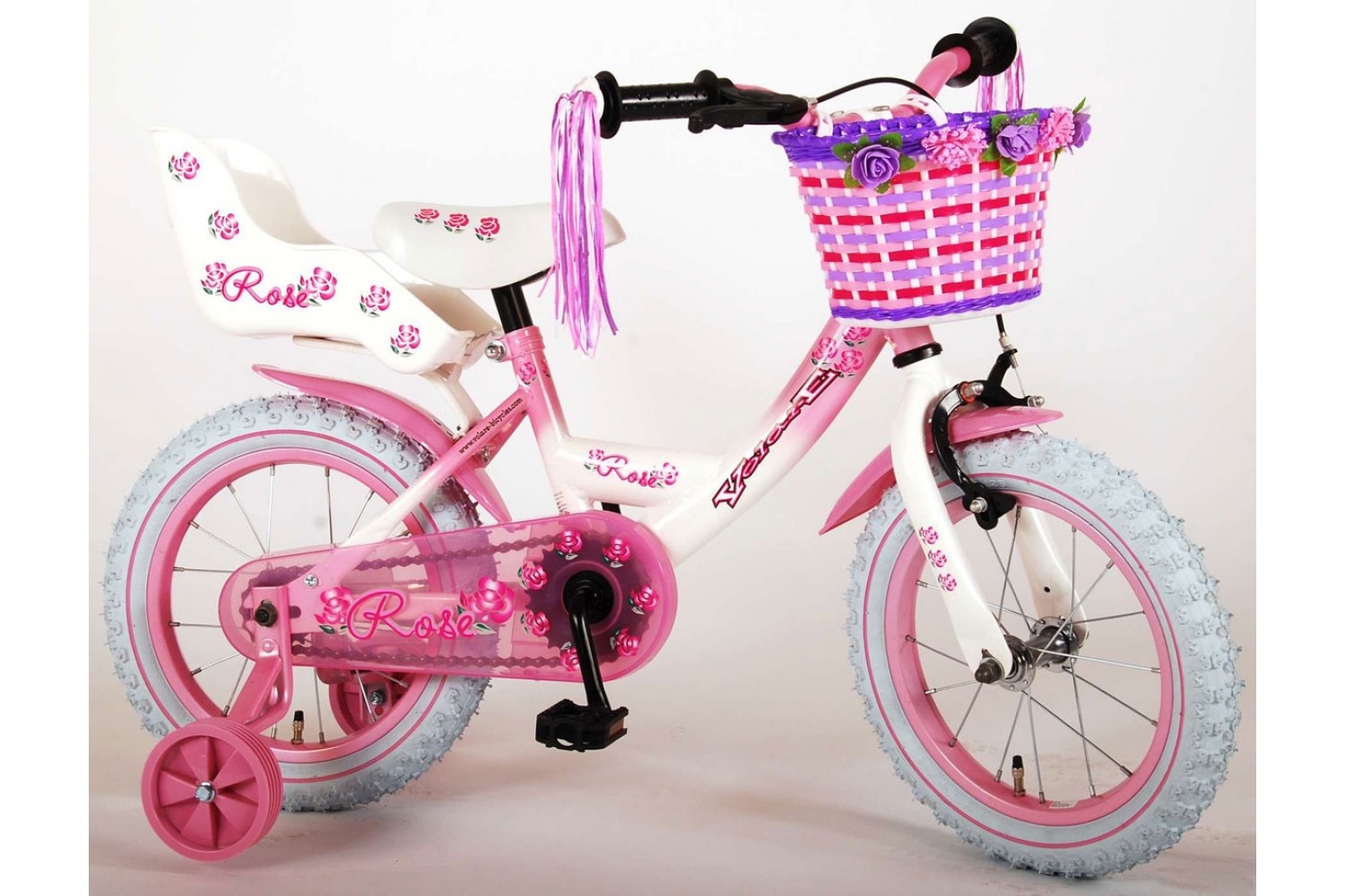 Volare Rose Kinderfahrrad 14 Zoll Mädchen Rosa