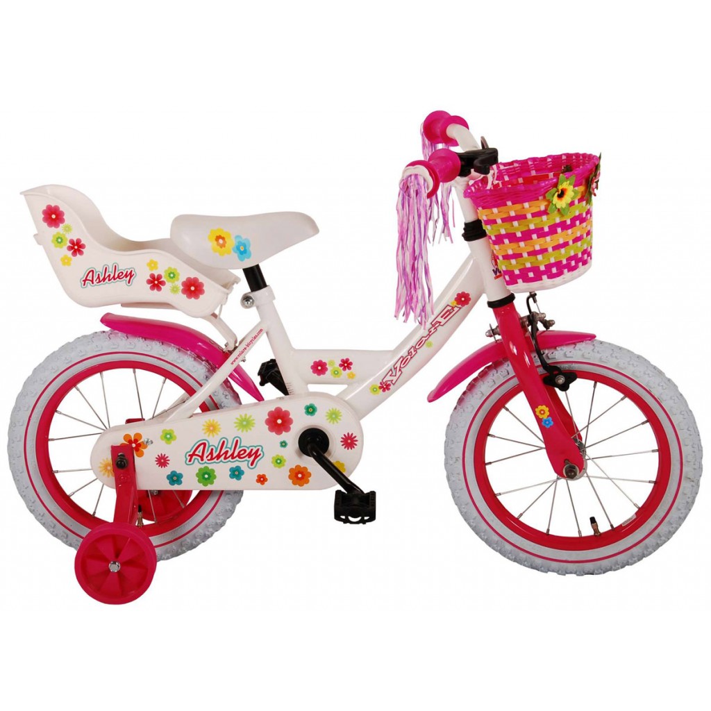 HILAND Petal 12 Zoll Kinderfahrrad Für Mädchen Weiß