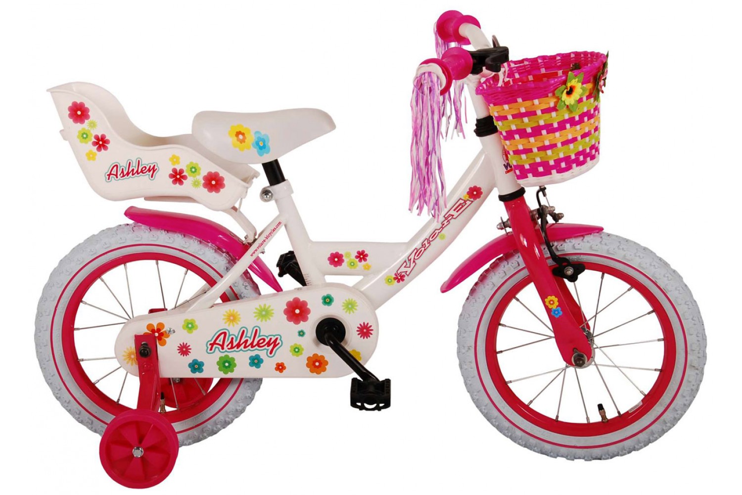 Volare Ashley Kinderfahrrad 14 Zoll Mädchen Weiß