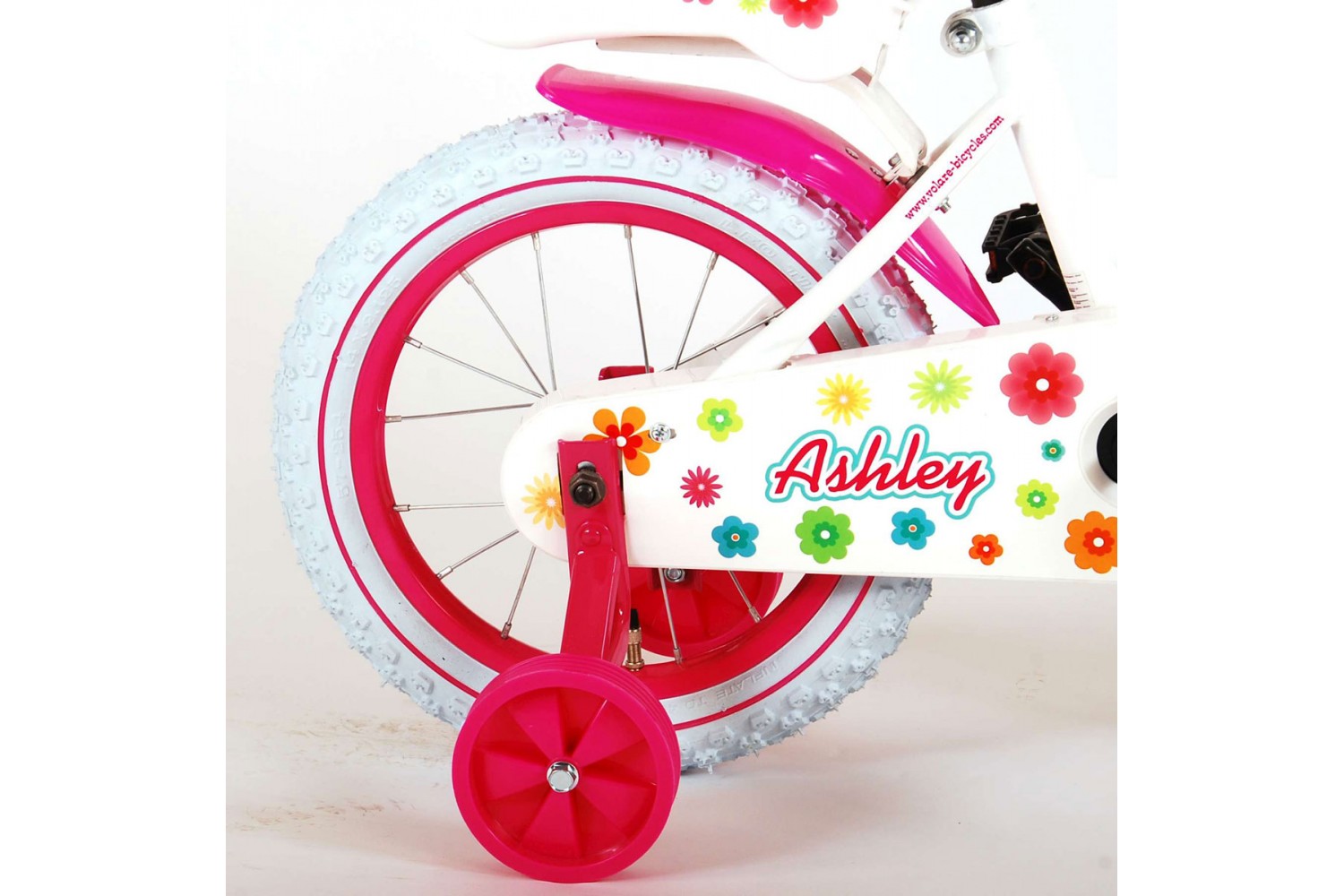 Volare Ashley Kinderfahrrad 14 Zoll Mädchen Weiß