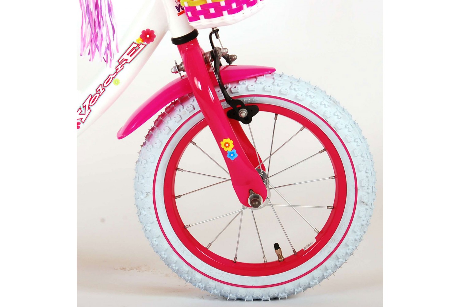 Volare Ashley Kinderfahrrad 14 Zoll Mädchen Weiß