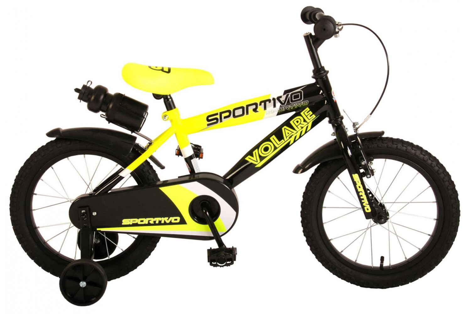 Volare Sportivo Kinderfahrrad 16 Zoll Jungen Gelb