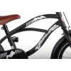 Volare Black Cruiser Kinderfahrrad 16 Zoll Jungen Schwarz