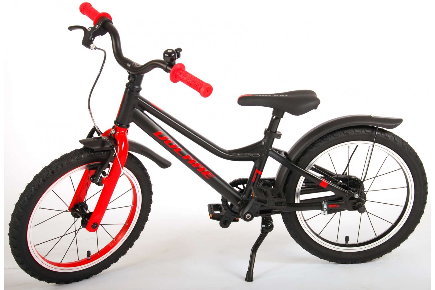 Volare Blaster Kinderfahrrad 16 Zoll Jungen Schwarz Rot