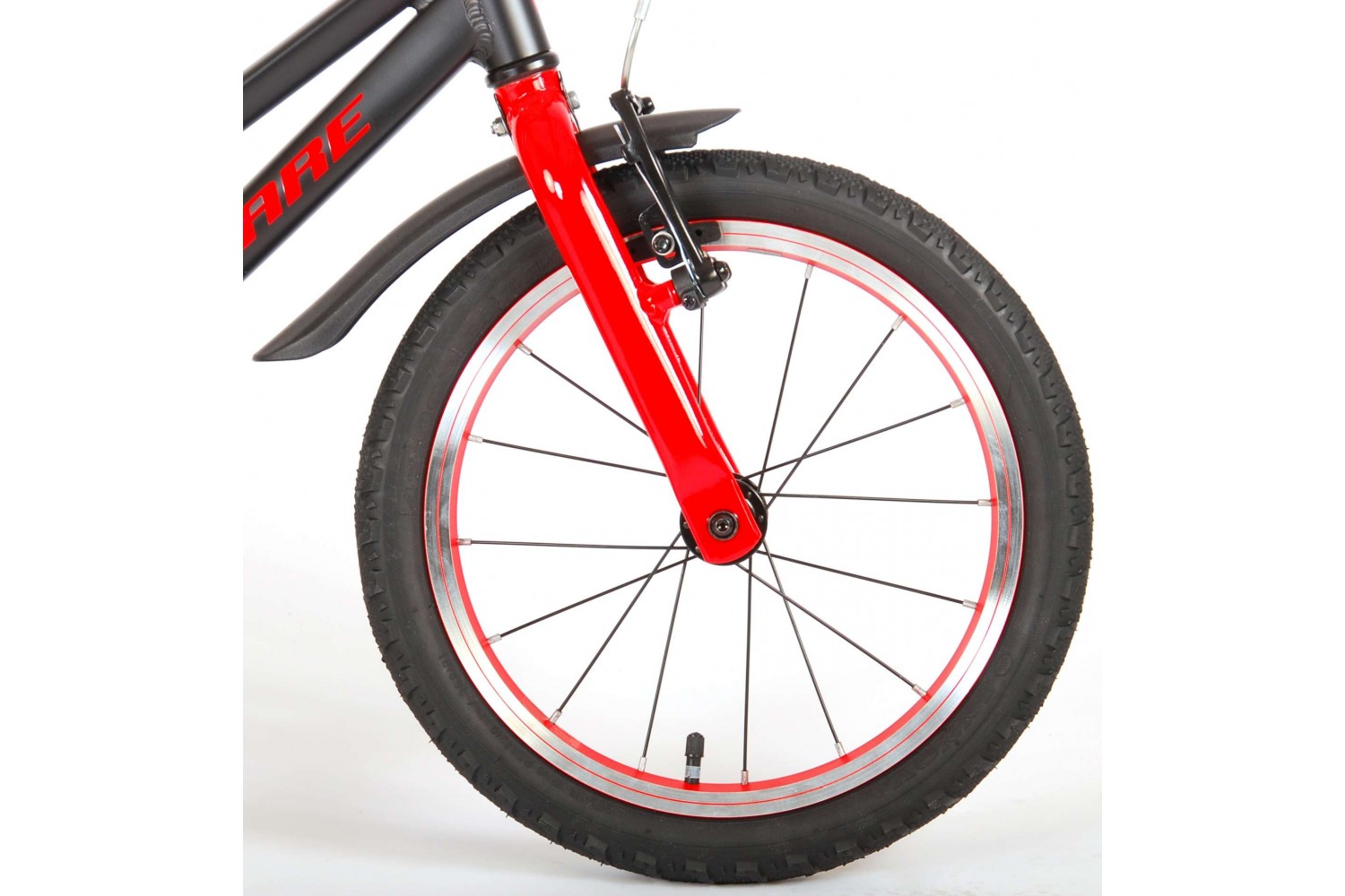 Volare Blaster Kinderfahrrad 16 Zoll Jungen Schwarz Rot