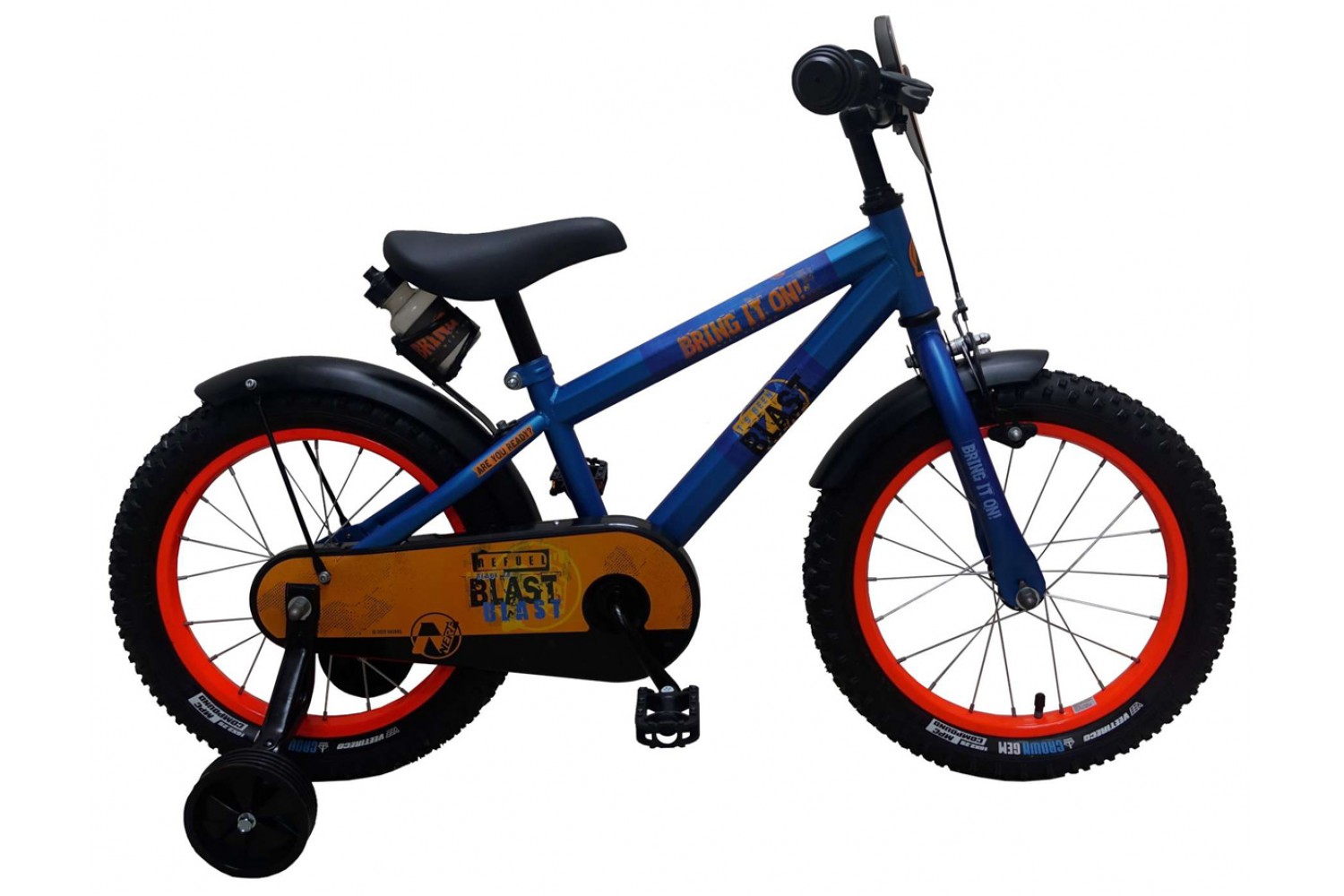 NERF Kinderfahrrad Jungen 16 Zoll Blau