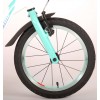 Volare Glamour Kinderfahrrad 16 Zoll Mädchen Weiß Mint