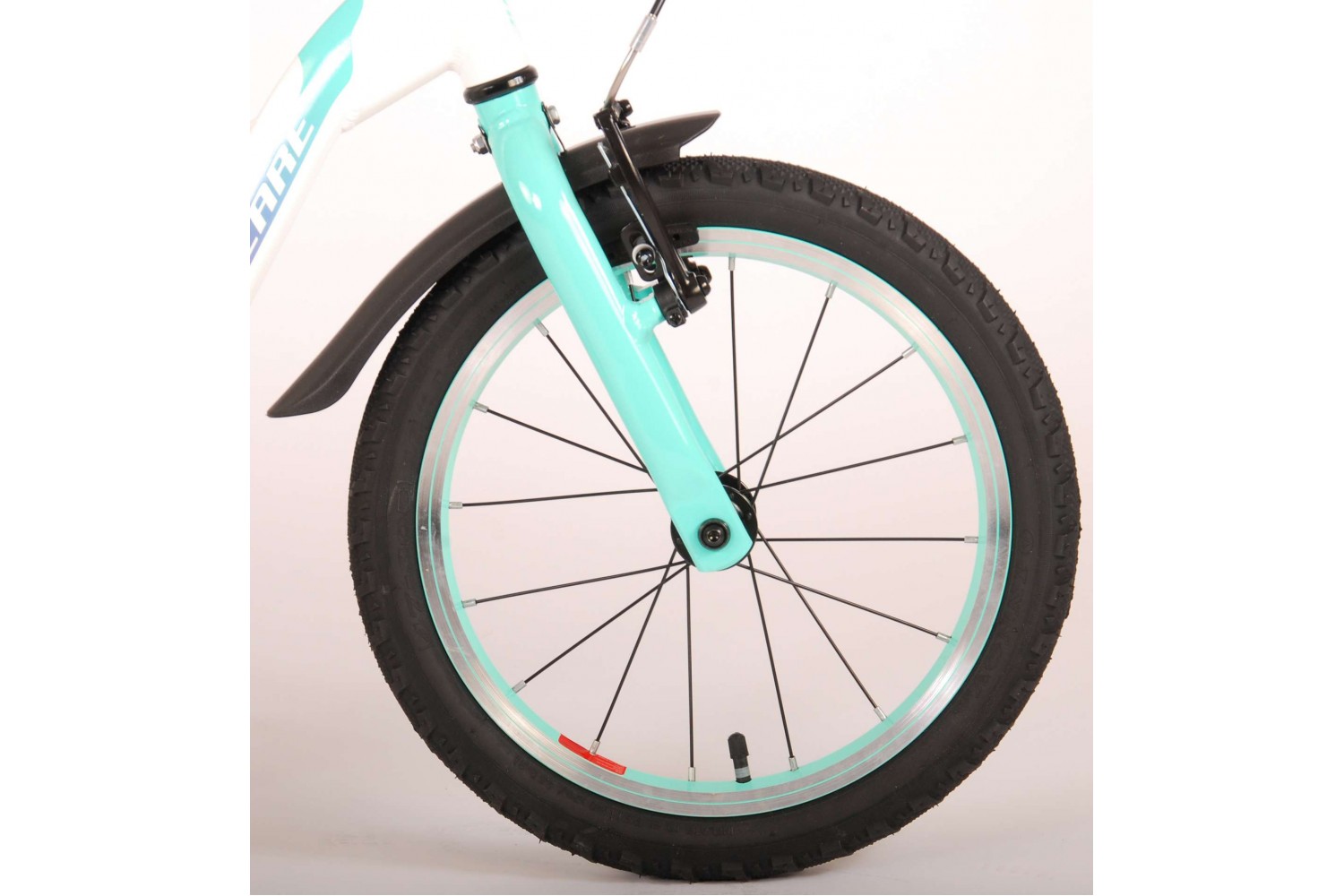 Volare Glamour Kinderfahrrad 16 Zoll Mädchen Weiß Mint