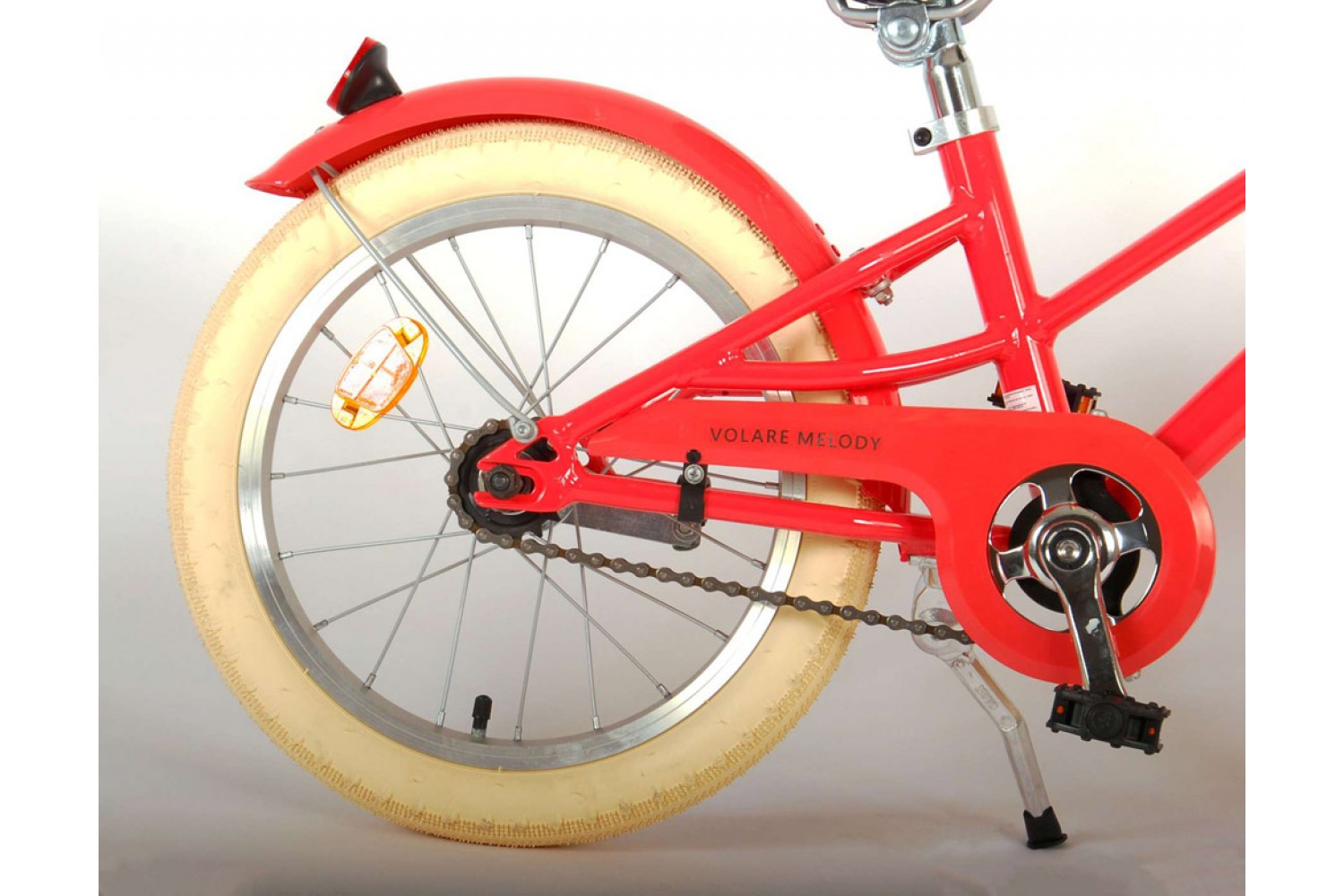 Volare Melody Kinderfahrrad 16 Zoll Mädchen Korallenrot