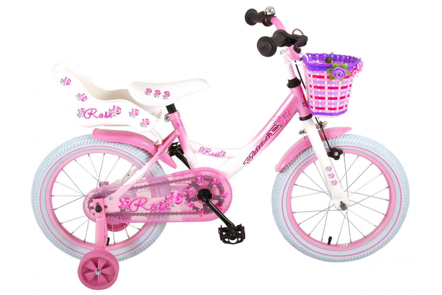 Volare Rose Kinderfahrrad 16 Zoll Mädchen Rosa