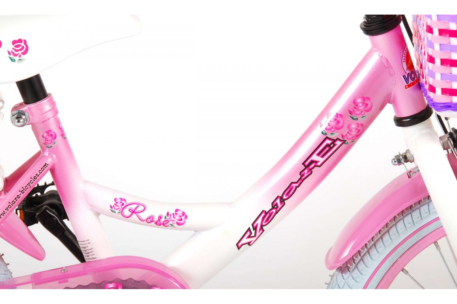 Volare Rose Kinderfahrrad 16 Zoll Mädchen Rosa