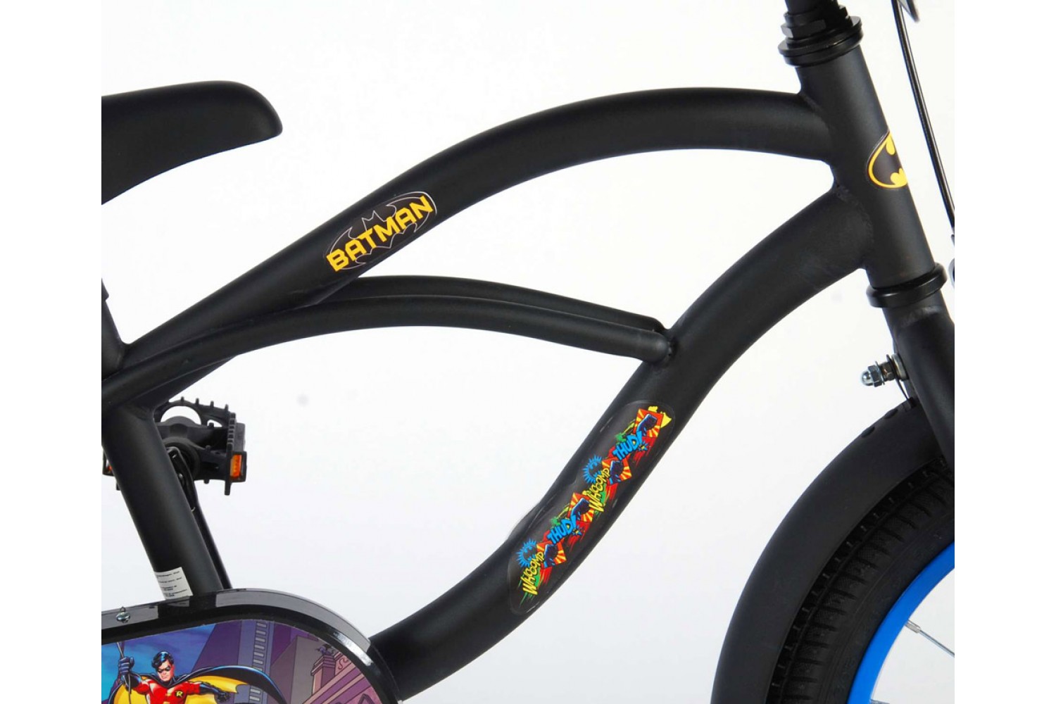 Batman Kinderfahrrad 16 Zoll Jungen Schwarz