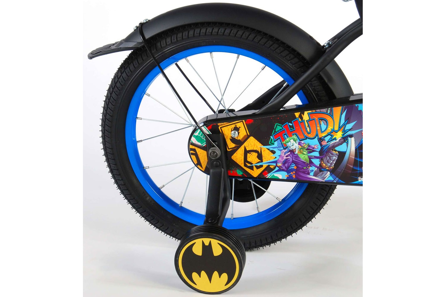 Batman Kinderfahrrad 16 Zoll Jungen Schwarz