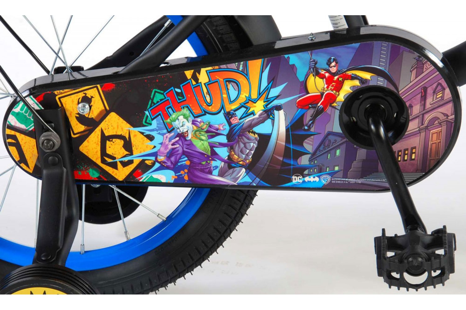 Batman Kinderfahrrad 16 Zoll Jungen Schwarz