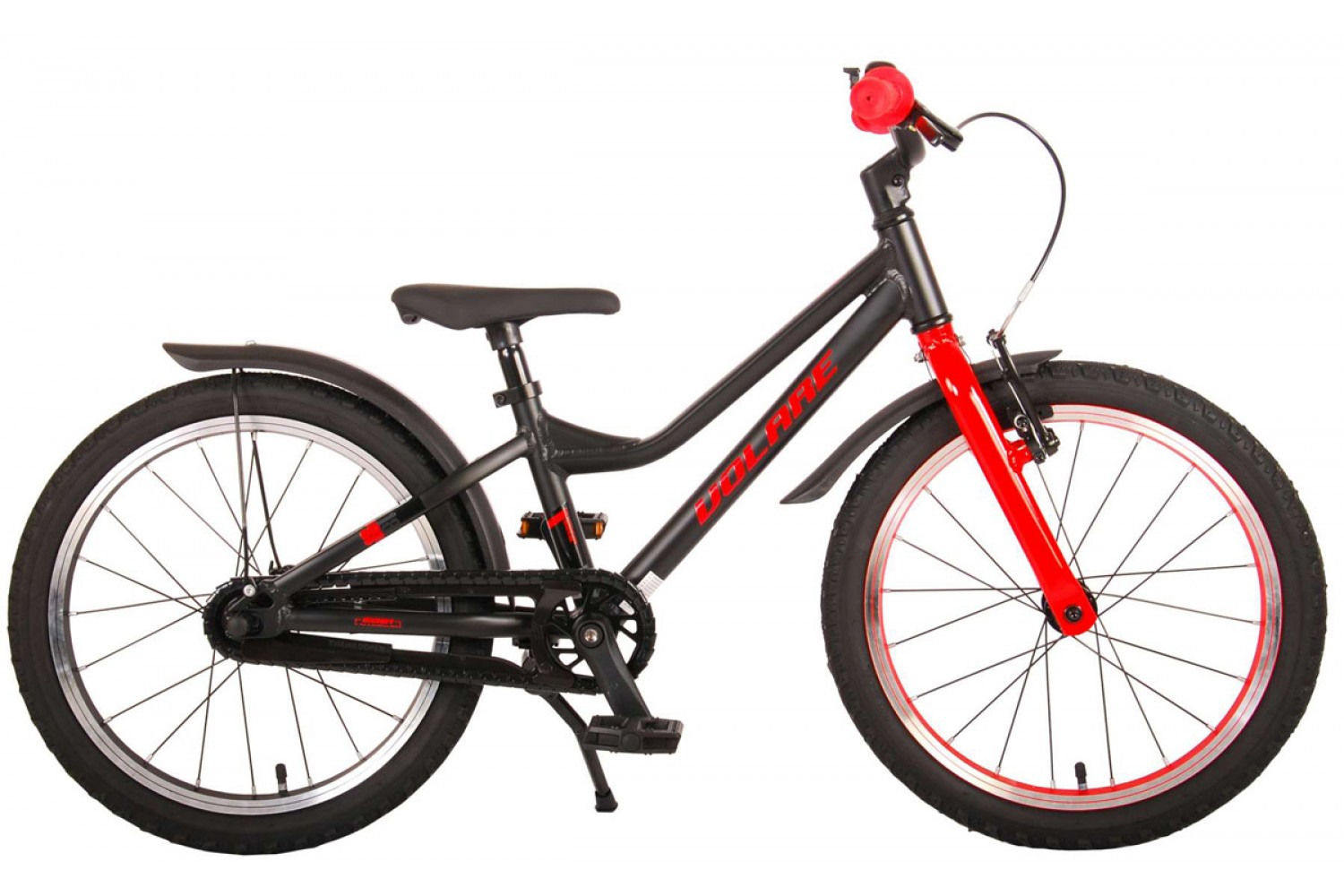 Volare Blaster Kinderfahrrad 18 Zoll Jungen Schwarz Rot