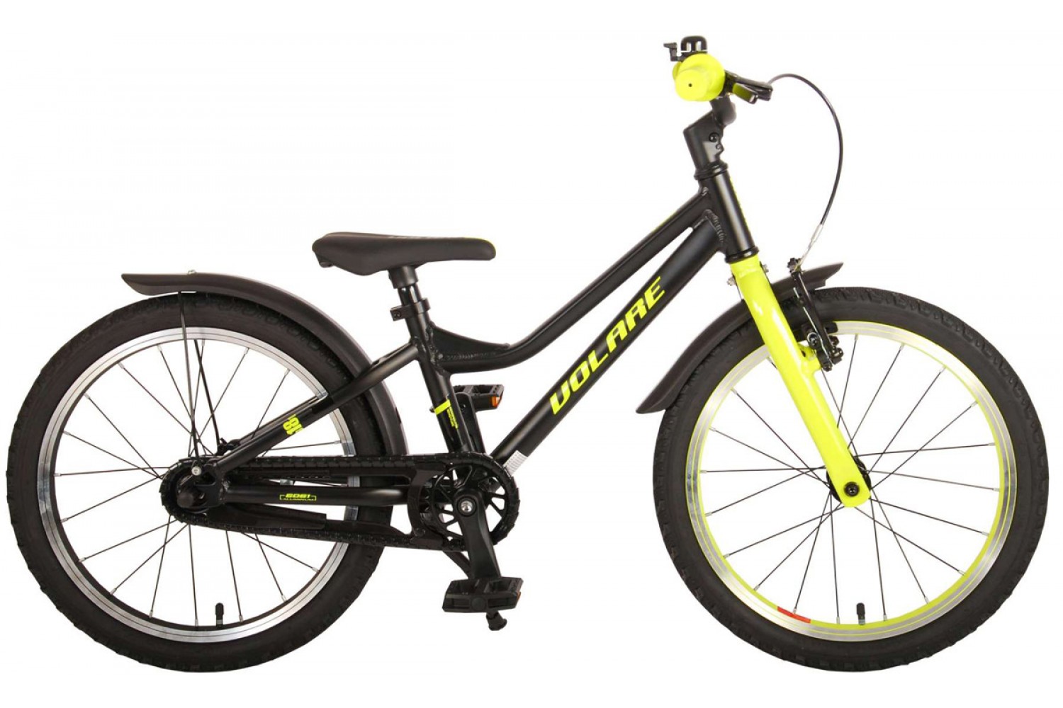 Volare Blaster Kinderfahrrad 18 Zoll Jungen Schwarz Gelb