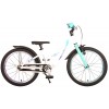 Volare Glamour Kinderfahrrad 18 Zoll Mädchen Weiß Mint