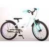 Volare Glamour Kinderfahrrad 18 Zoll Mädchen Weiß Mint