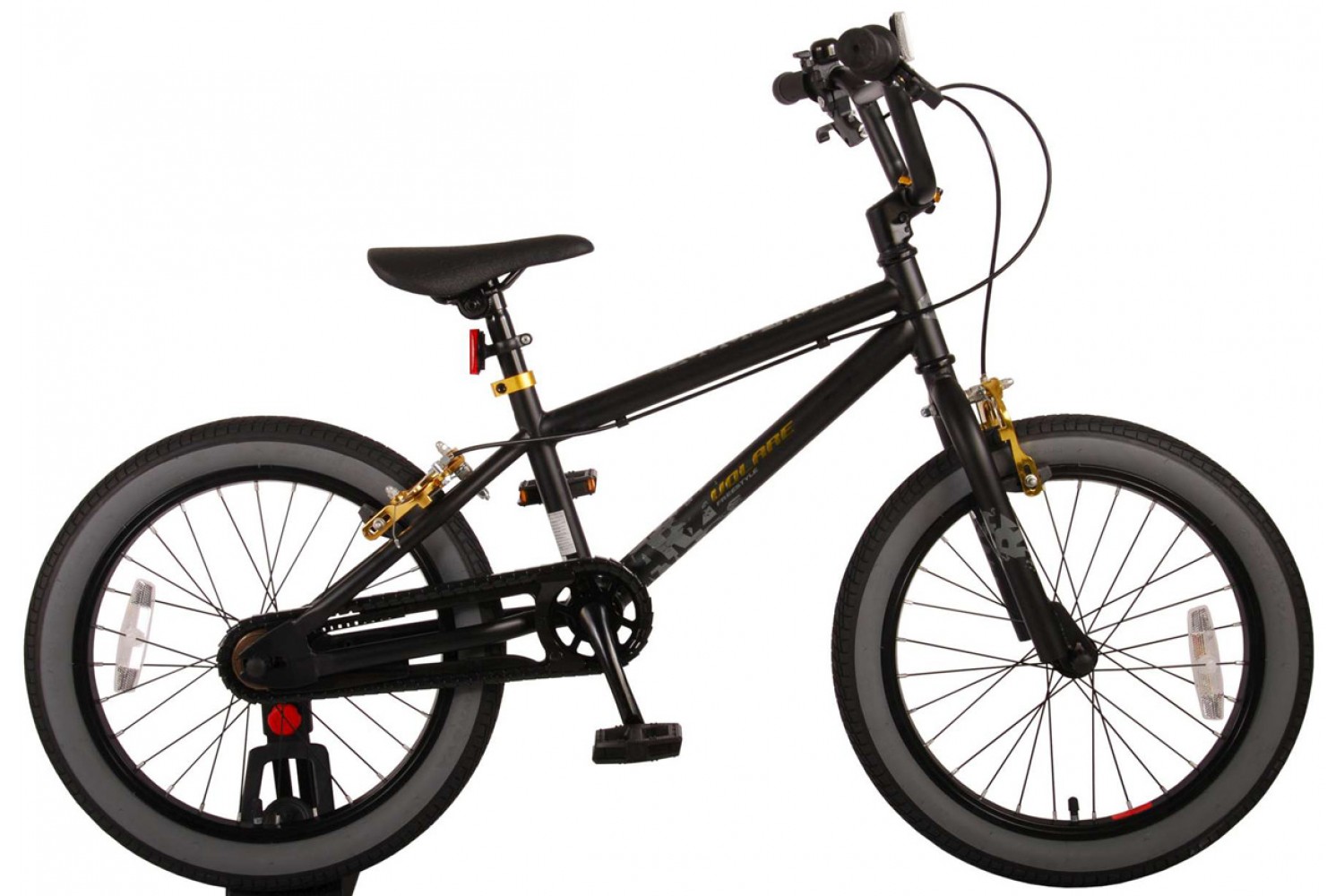 Volare Cool Rider BMX Kinderfahrrad 18 Zoll Jungen Schwarz