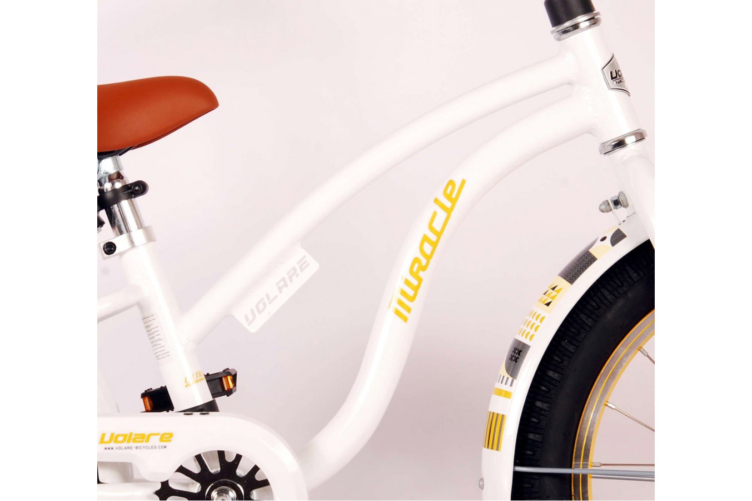 Volare Miracle Cruiser Kinderfahrrad 18 Zoll Mädchen Weiß