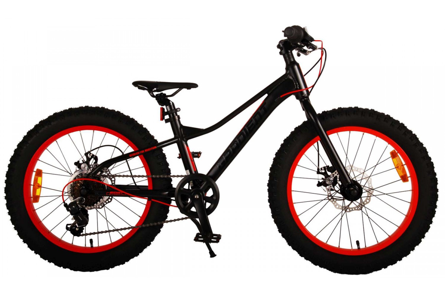 Volare Gradient Kinder Mountainbike 20 Zoll Schwarz Rot