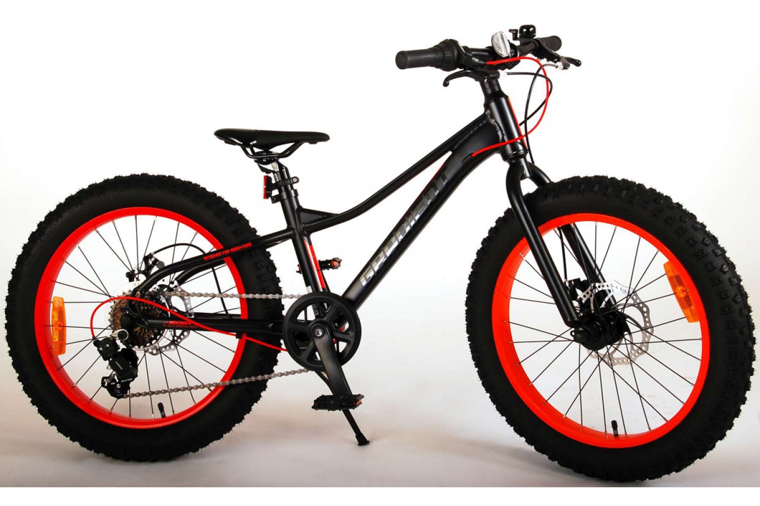 Volare Gradient Kinder Mountainbike 20 Zoll Schwarz Rot