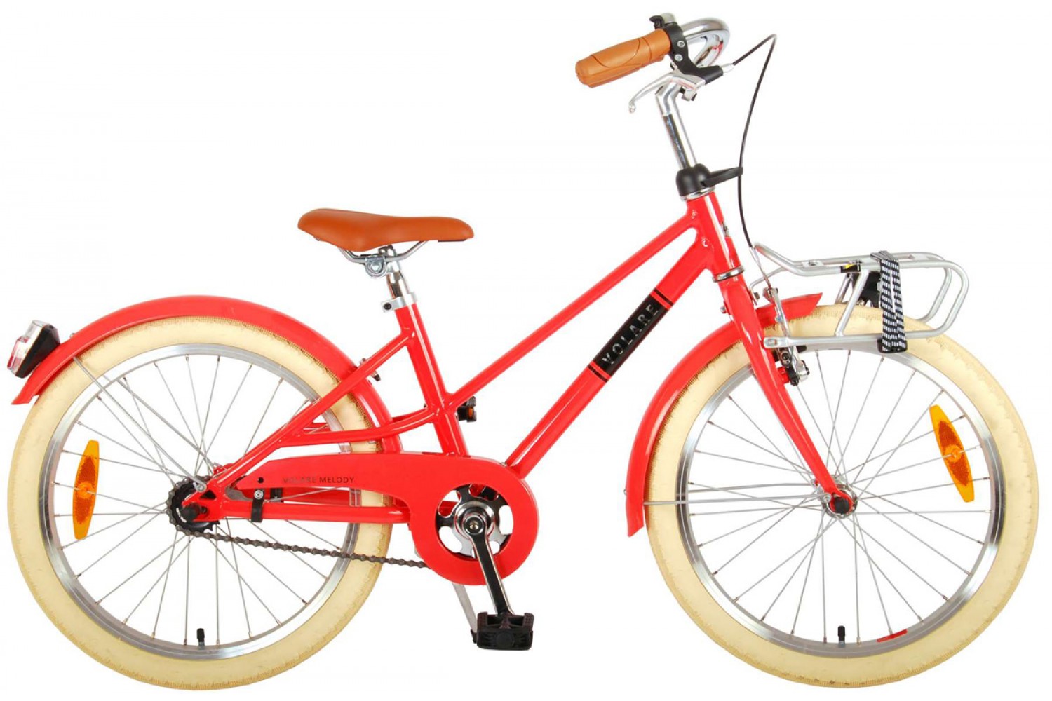 Volare Melody Kinderfahrrad 20 Zoll Mädchen Korallenrot