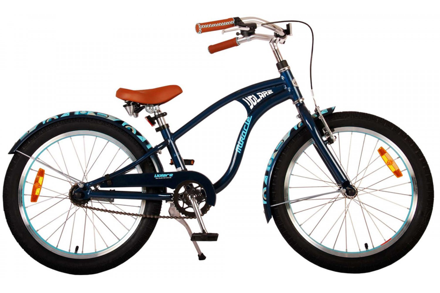 Volare Miracle Cruiser Kinderfahrrad 20 Zoll Jungen Matt Blau