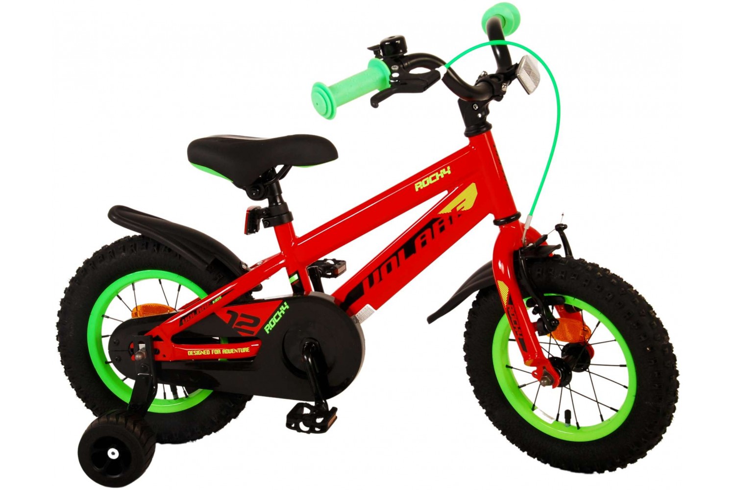 Volare Rocky Kinderfahrrad 12 Zoll Jungen Rot