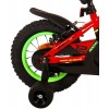 Volare Rocky Kinderfahrrad 12 Zoll Jungen Rot | 2 Handbremsen