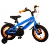 Volare Rocky Kinderfahrrad 12 Zoll Jungen Blau | 2 Handbremsen