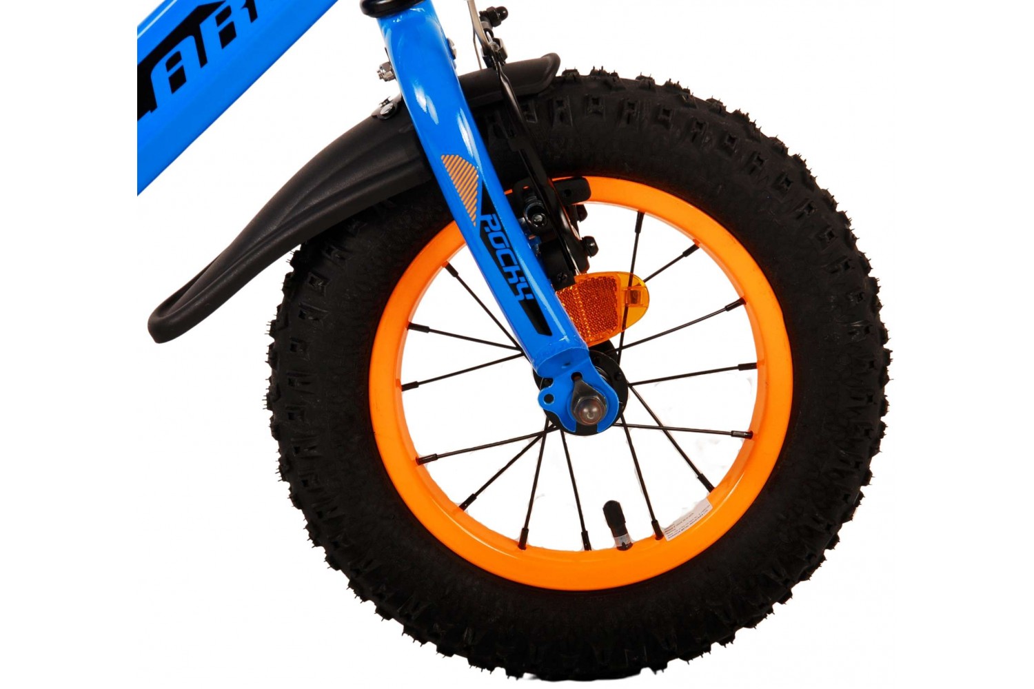 Volare Rocky Kinderfahrrad 12 Zoll Jungen Blau | 2 Handbremsen