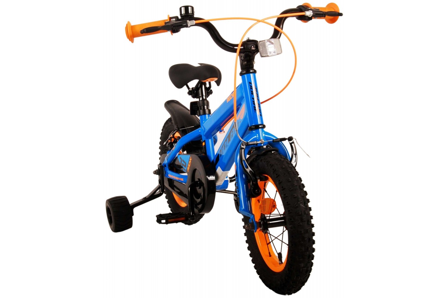 Volare Rocky Kinderfahrrad 12 Zoll Jungen Blau | 2 Handbremsen