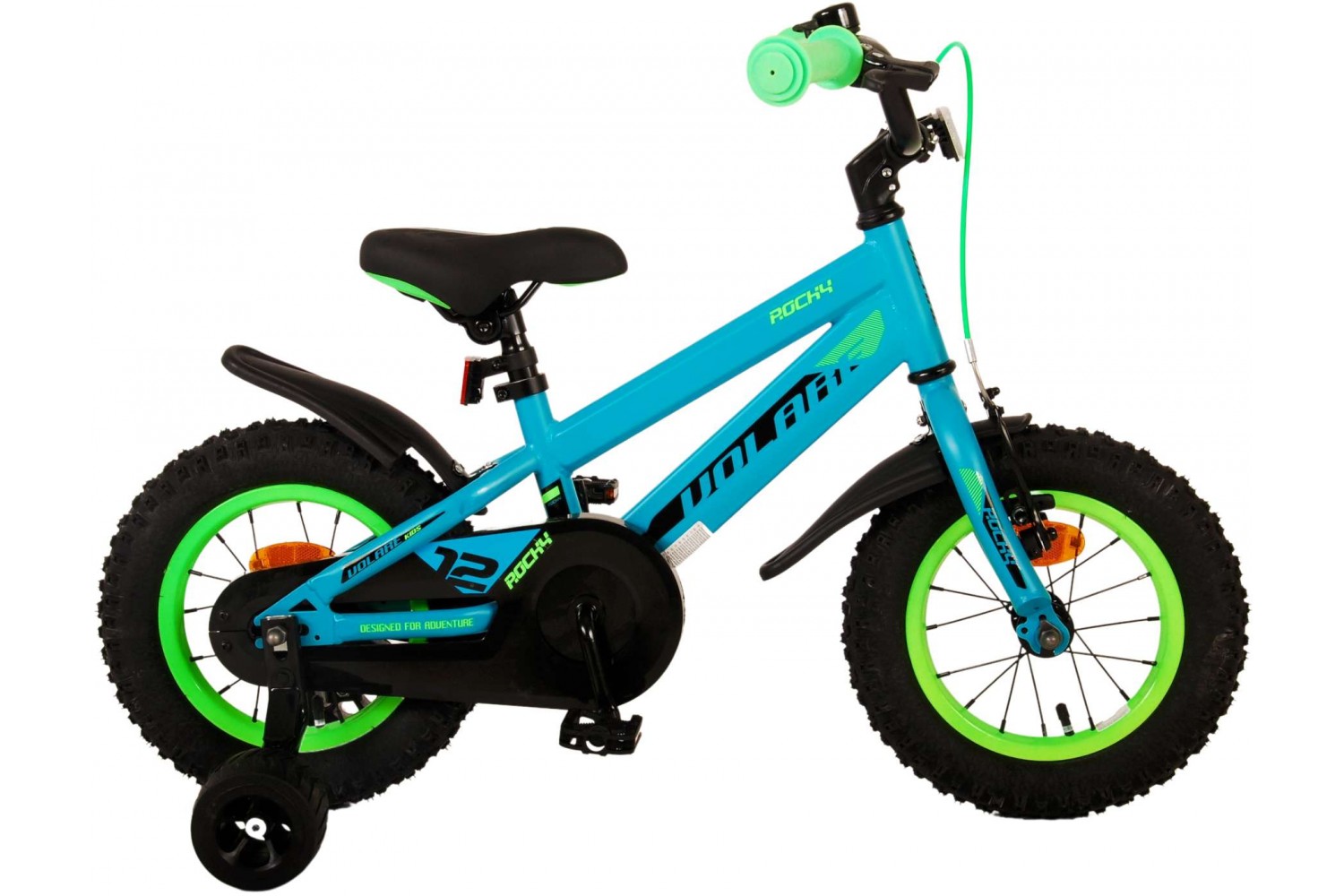 Volare Rocky Kinderfahrrad 12 Zoll Jungen Grün